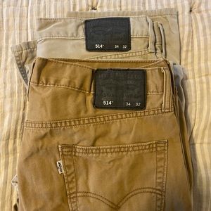 Levi’s Men’s 514 Straight Fit Jeans - Set of 2 34x32